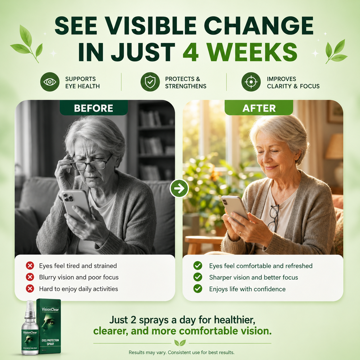 VisionClear Lutein Eye Spray