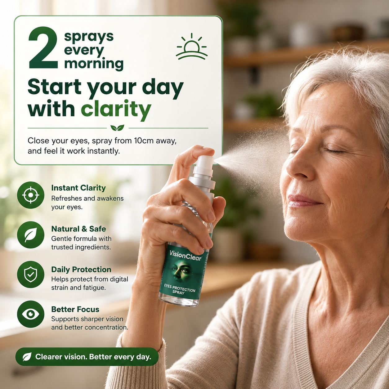VisionClear Lutein Eye Spray