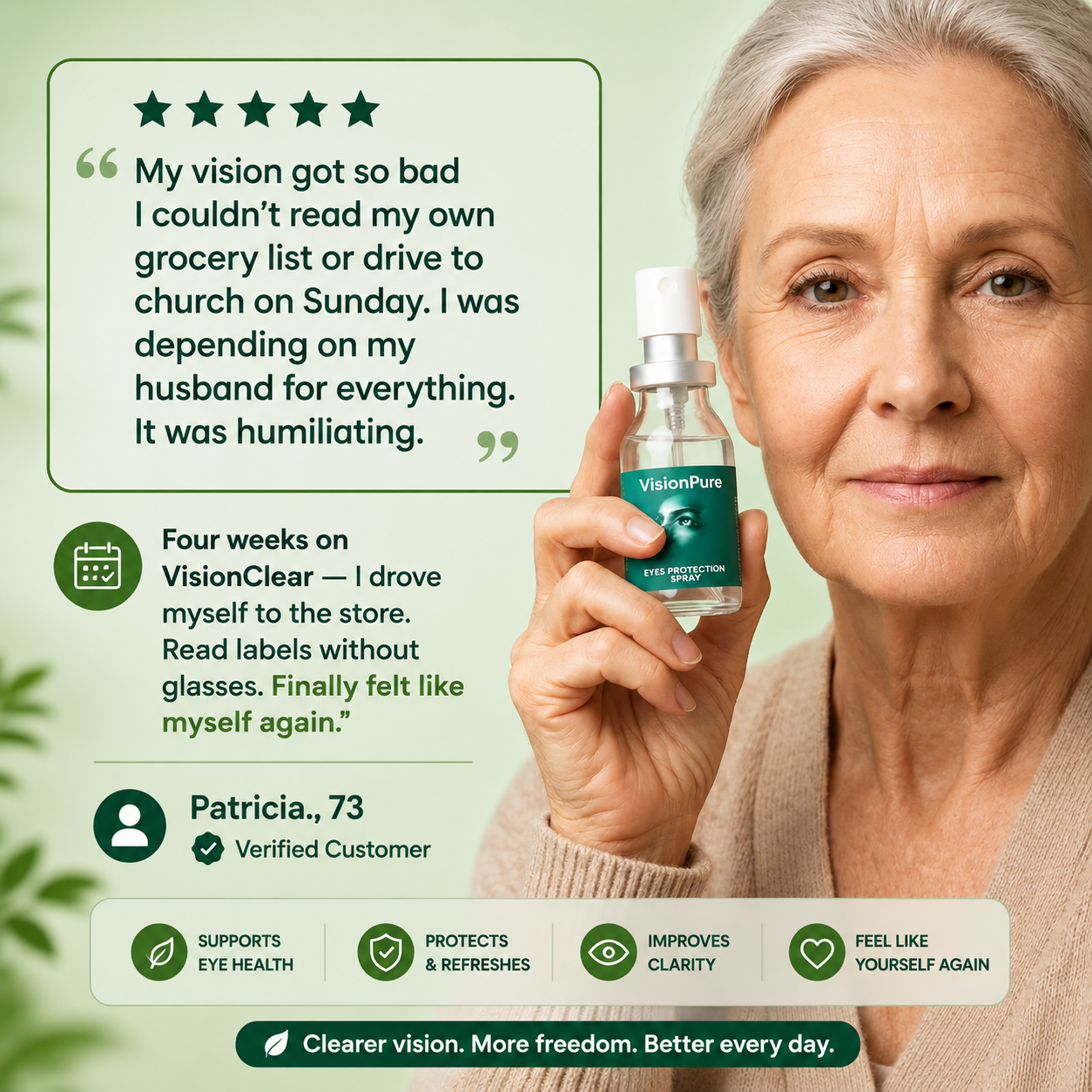 VisionClear Lutein Eye Spray